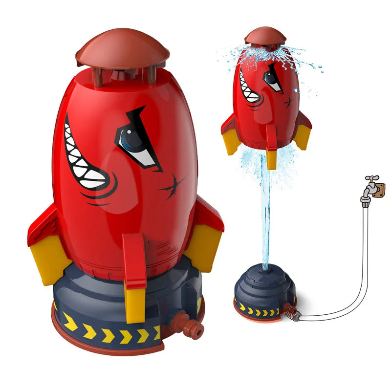 Outdoor Water Toy Baby Bath Toys Cartoon Frog Dinosaur Sprinkler Rotating Spray Garden Yard Fun Games Toys for Kids Boys Girls