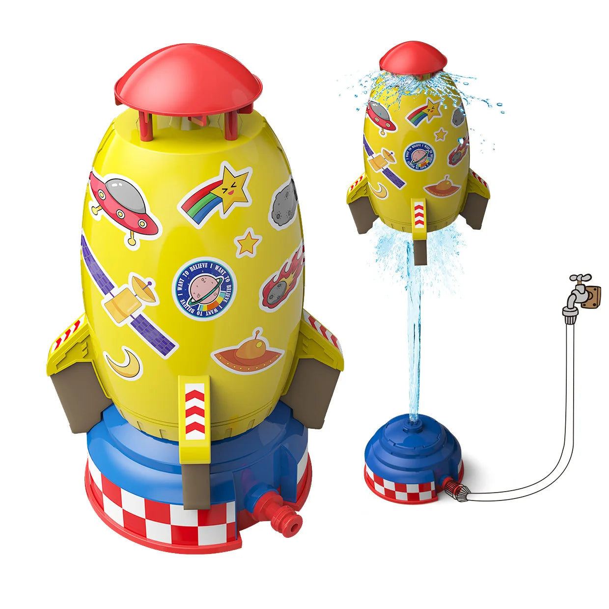 Outdoor Water Toy Baby Bath Toys Cartoon Frog Dinosaur Sprinkler Rotating Spray Garden Yard Fun Games Toys for Kids Boys Girls