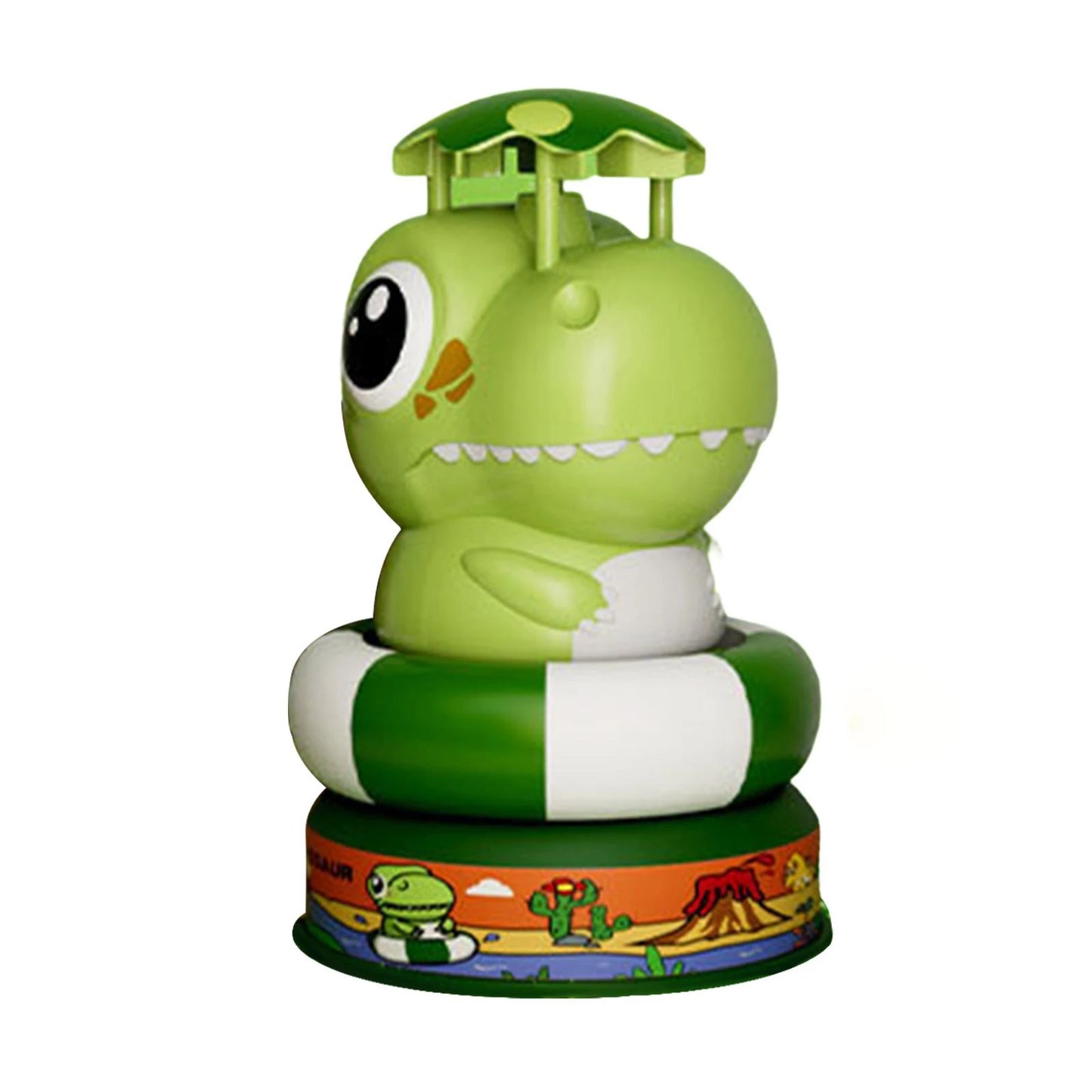 Outdoor Water Toy Baby Bath Toys Cartoon Frog Dinosaur Sprinkler Rotating Spray Garden Yard Fun Games Toys for Kids Boys Girls