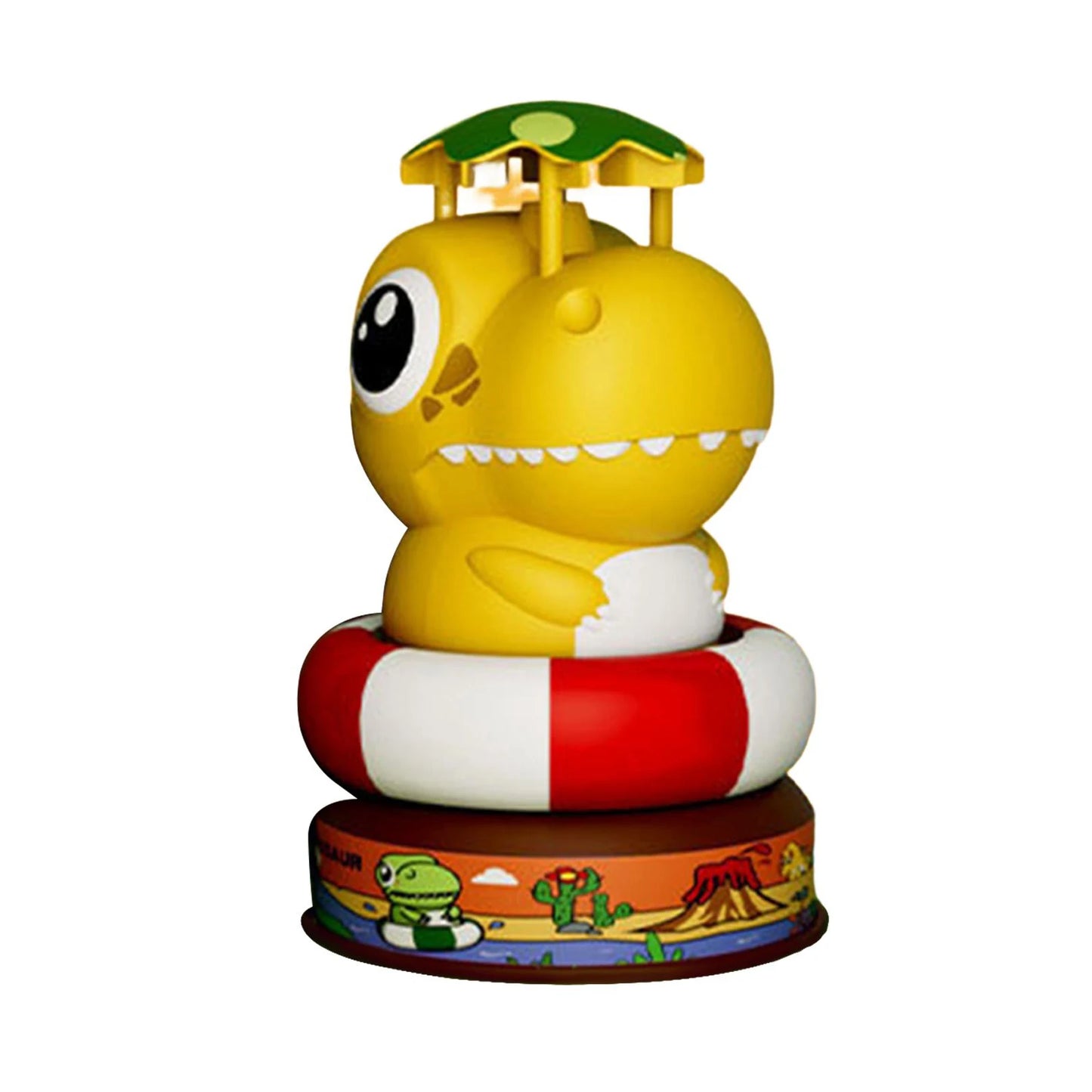 Outdoor Water Toy Baby Bath Toys Cartoon Frog Dinosaur Sprinkler Rotating Spray Garden Yard Fun Games Toys for Kids Boys Girls